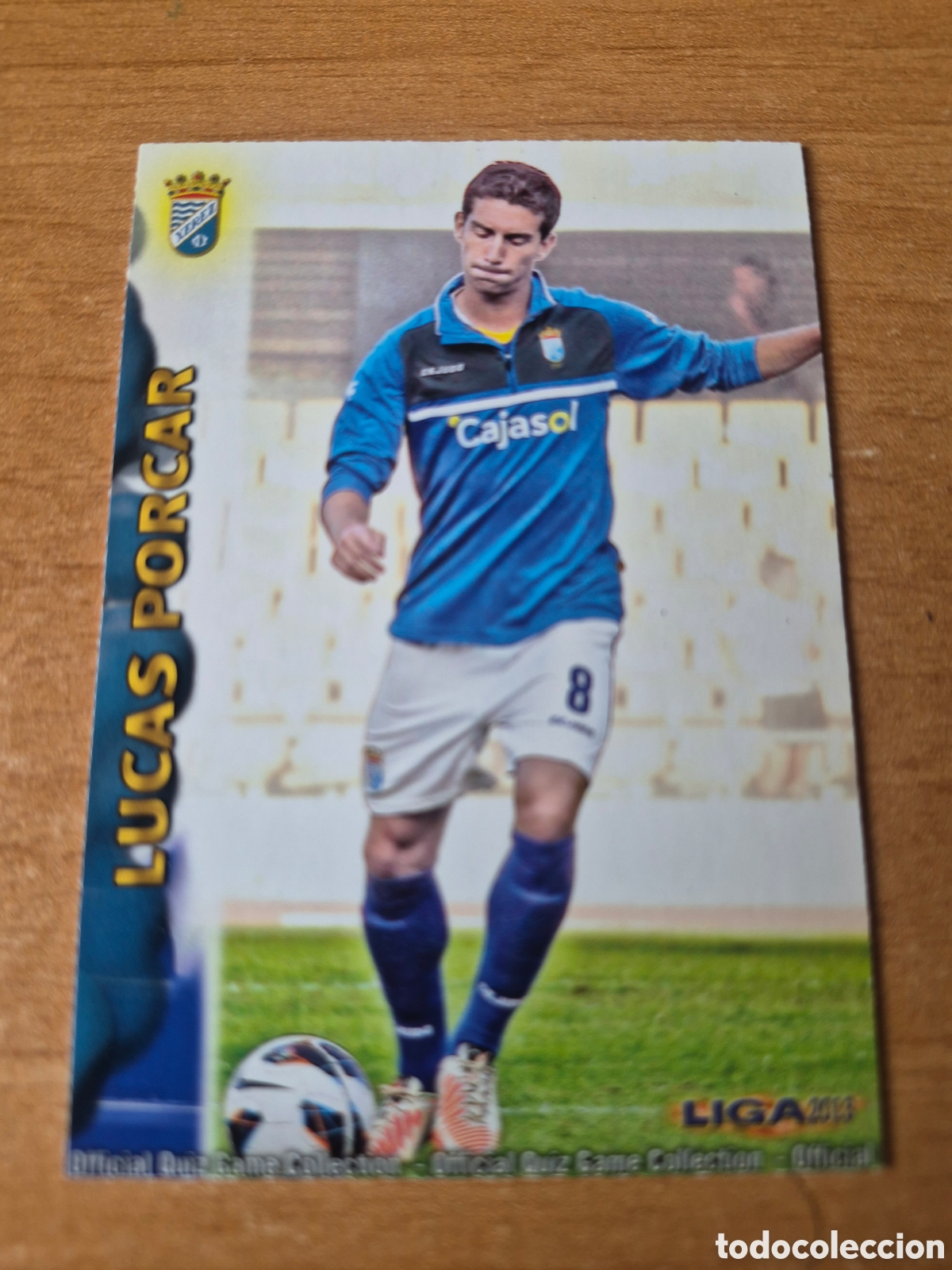 Cromos de f&uacute;tbol: 1346 LUCAS PORCAR XEREZ MUNDICROMO 2012 2013