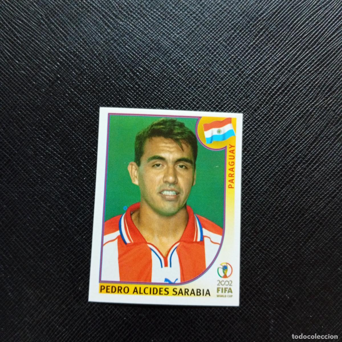 Cromos de f&uacute;tbol: 139 SARABIA PARAGUAY PANINI 2002 MUNDIAL KOREA FUTBOL 02 CROMO - SIN PEGAR - A156 PG433