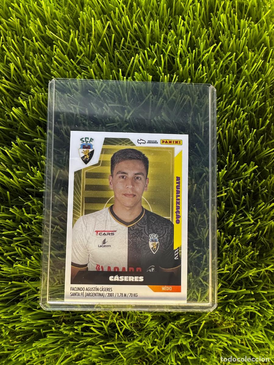 Cromos de f&uacute;tbol: N&ordm; 460 C&aacute;seres Mercado de Invierno SC Farense Futebol Liga Portuguesa 23 24