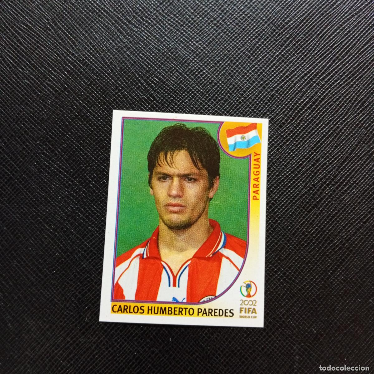Cromos de f&uacute;tbol: 142 PAREDES PARAGUAY PANINI 2002 MUNDIAL KOREA FUTBOL 02 CROMO - SIN PEGAR - A156 PG433