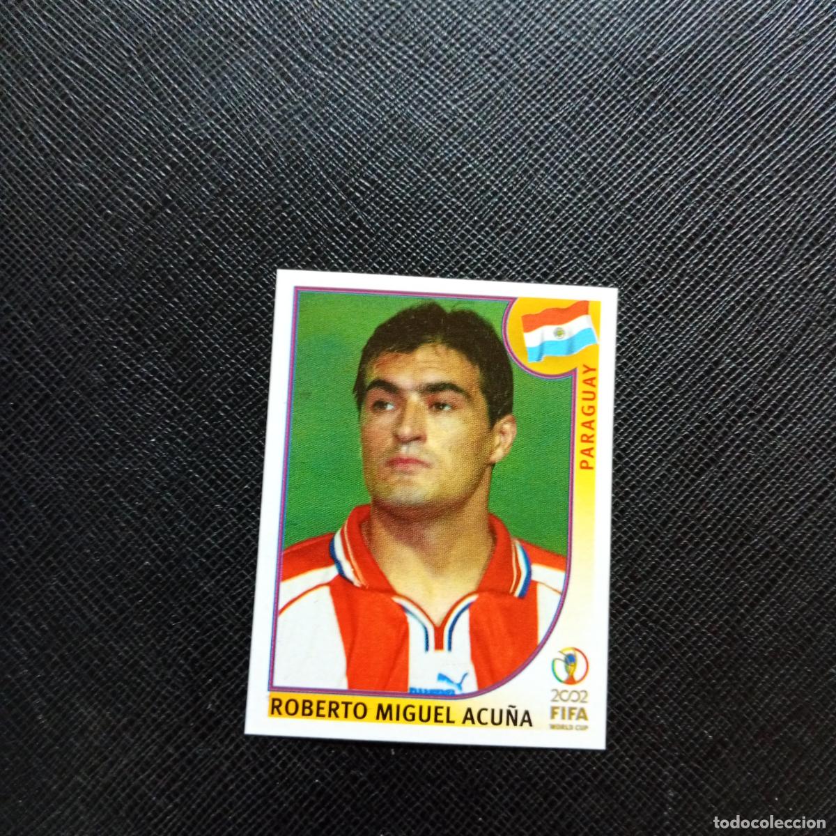 Cromos de f&uacute;tbol: 143 ACU&Ntilde;A PARAGUAY PANINI 2002 MUNDIAL KOREA FUTBOL 02 CROMO - SIN PEGAR - A156 PG433