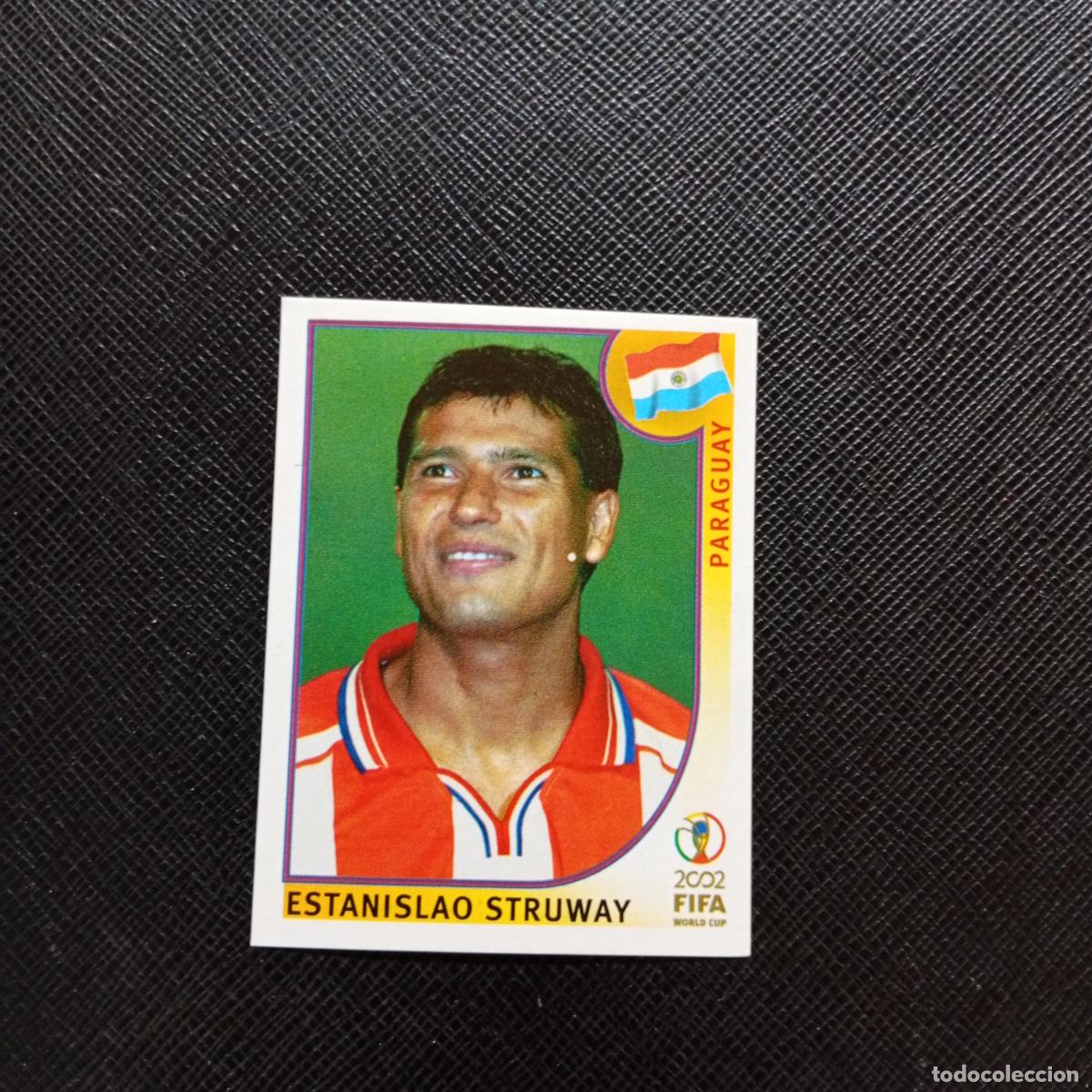 Cromos de f&uacute;tbol: 144 STRUWAY PARAGUAY PANINI 2002 MUNDIAL KOREA FUTBOL 02 CROMO - SIN PEGAR - A156 PG433