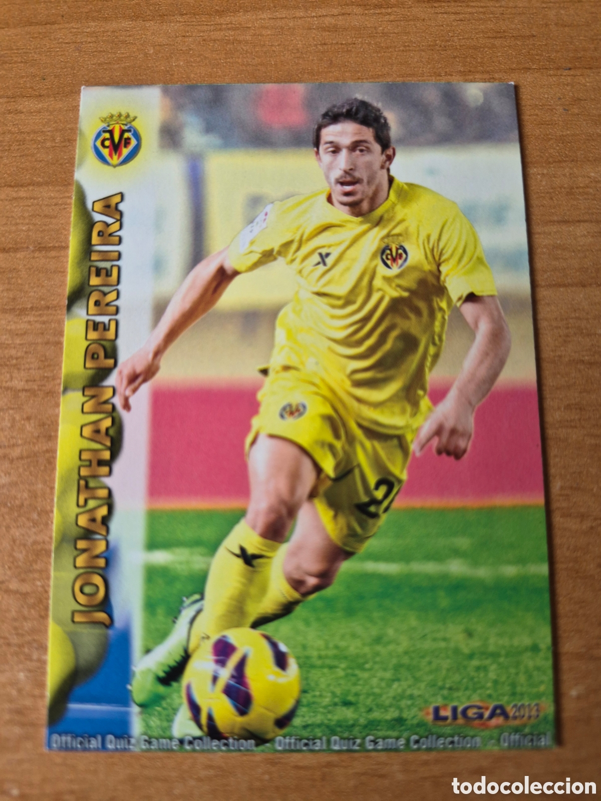 Cromos de f&uacute;tbol: 1318 JONATHAN PEREIRA VILLARREAL C.F. MUNDICROMO 2012 2013