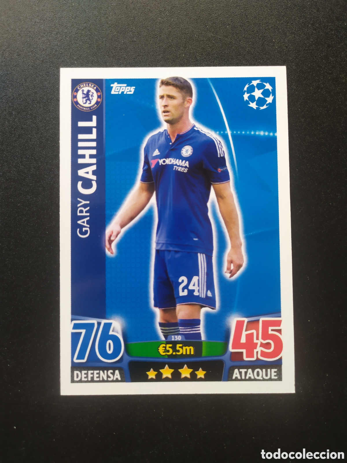 Cromos de f&uacute;tbol: UEFA Champions match attax topps 2015 2016 15 16 Cahill n&deg; 130 Chelsea