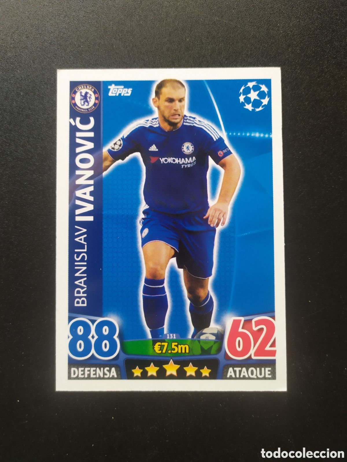 Cromos de f&uacute;tbol: UEFA Champions match attax topps 2015 2016 15 16 Ivanovic n&deg; 131 Chelsea