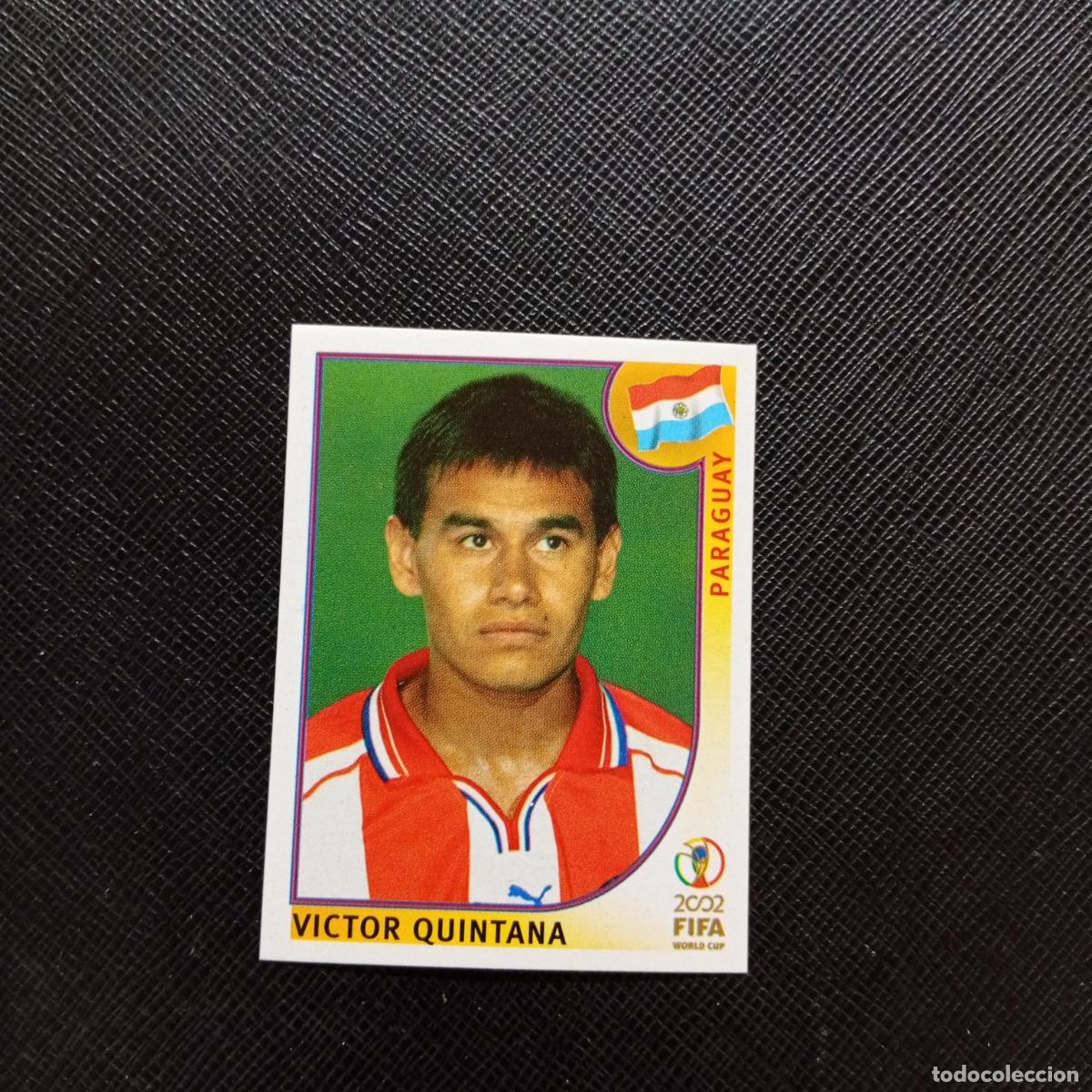 Cromos de f&uacute;tbol: 145 VICTOR QUINTANA PARAGUAY PANINI 2002 MUNDIAL KOREA FUTBOL 02 CROMO - SIN PEGAR - A156 PG433