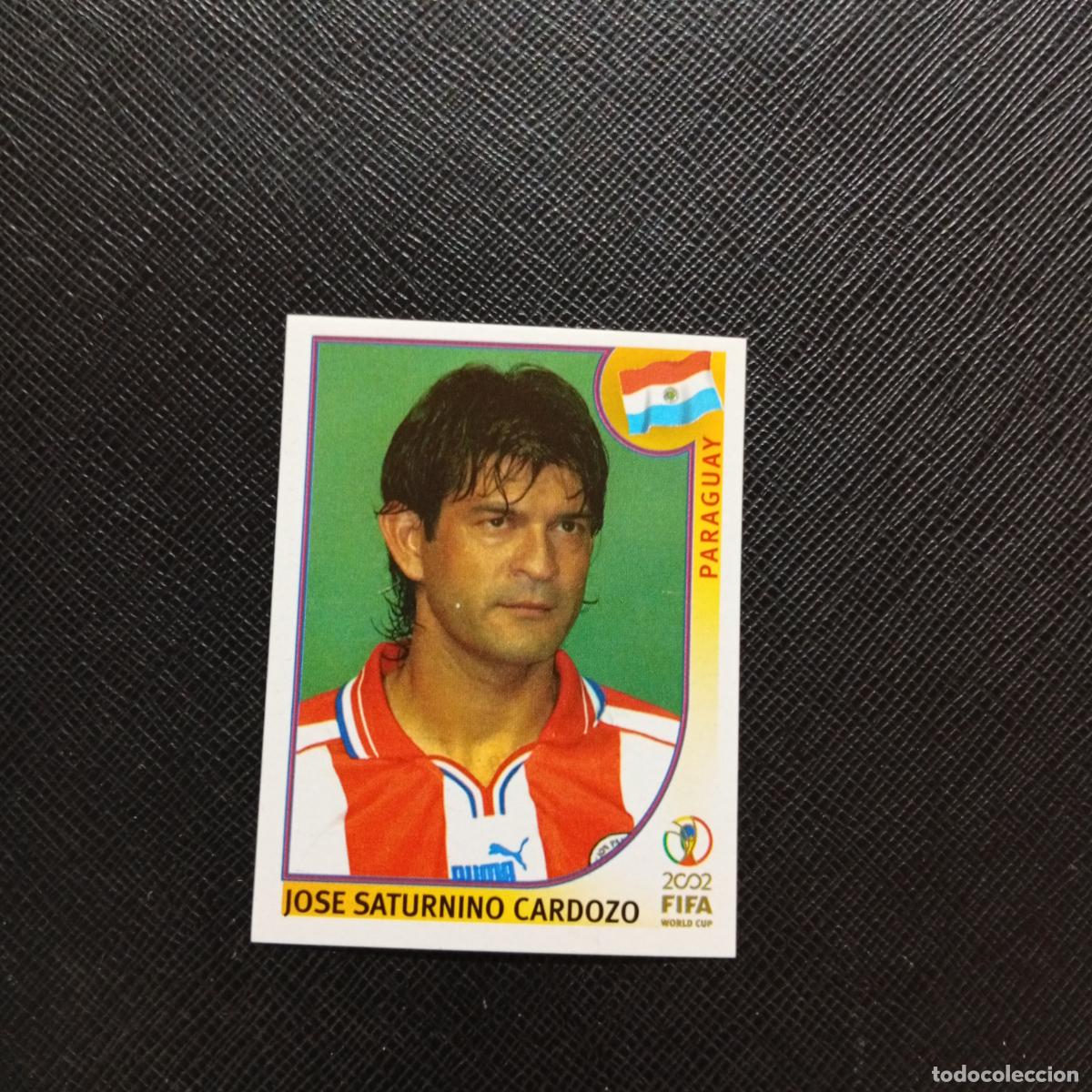 Cromos de f&uacute;tbol: 147 CARDOZO PARAGUAY PANINI 2002 MUNDIAL KOREA FUTBOL 02 CROMO - SIN PEGAR - A156 PG433