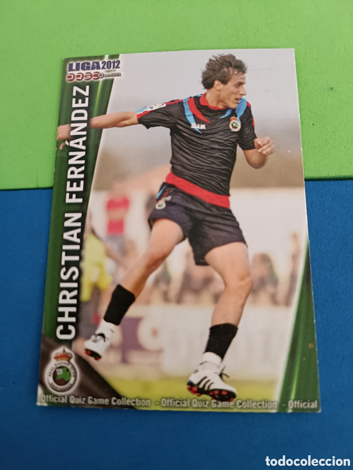 Figurine di Calcio: MUNDICROMO 2012 2011 11/12 - 308 Christian Fern&aacute;ndez RACING SANTANDER
