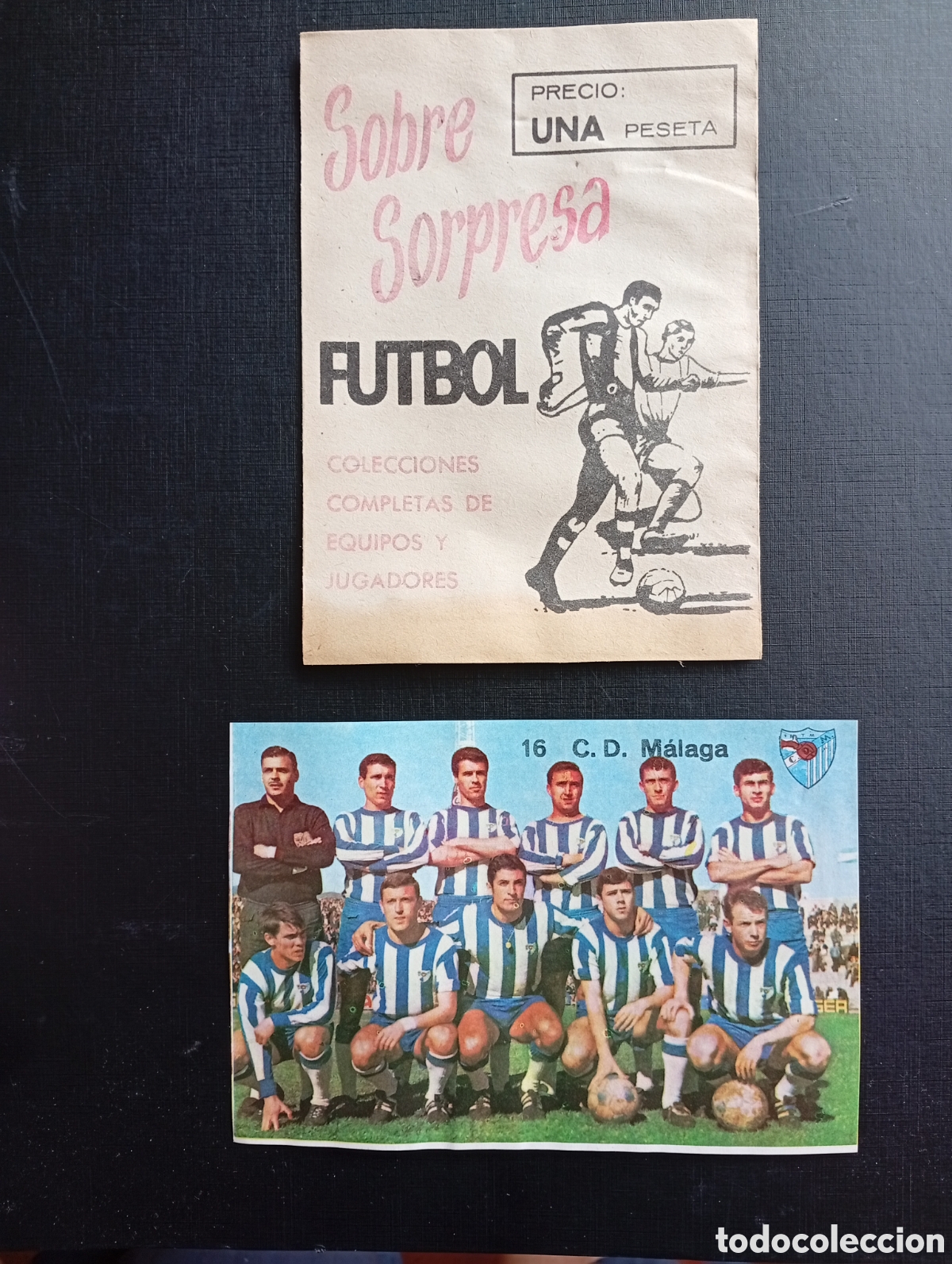 Figurine di Calcio: CROMO BERGAS, 1968 - C.D. MALAGA N&deg; 16