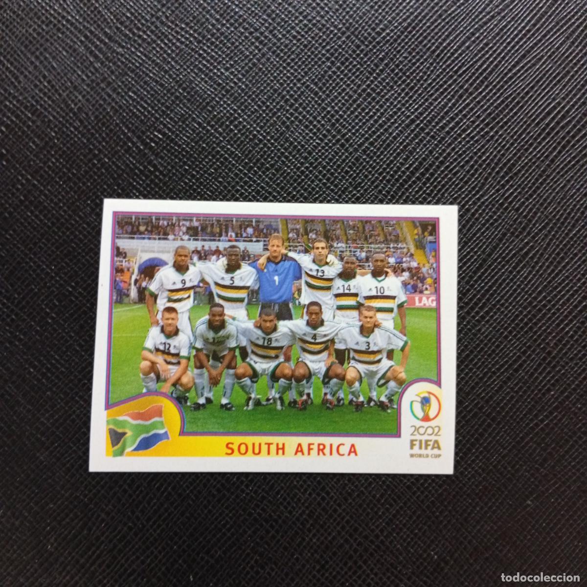 Cromos de f&uacute;tbol: 151 ALINEACION SOUTH AFRICA PANINI 2002 MUNDIAL KOREA FUTBOL 02 CROMO - SIN PEGAR - A156 PG433