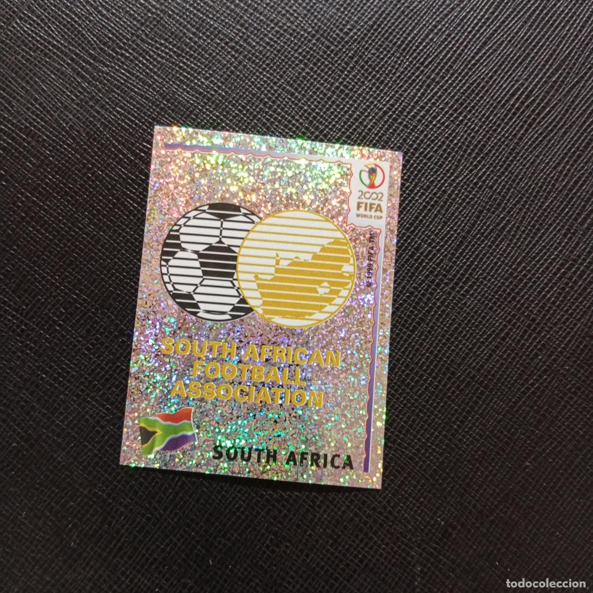 Cromos de f&uacute;tbol: 152 ESCUDO SOUTH AFRICA PANINI 2002 MUNDIAL KOREA FUTBOL 02 CROMO - SIN PEGAR - A156 PG433