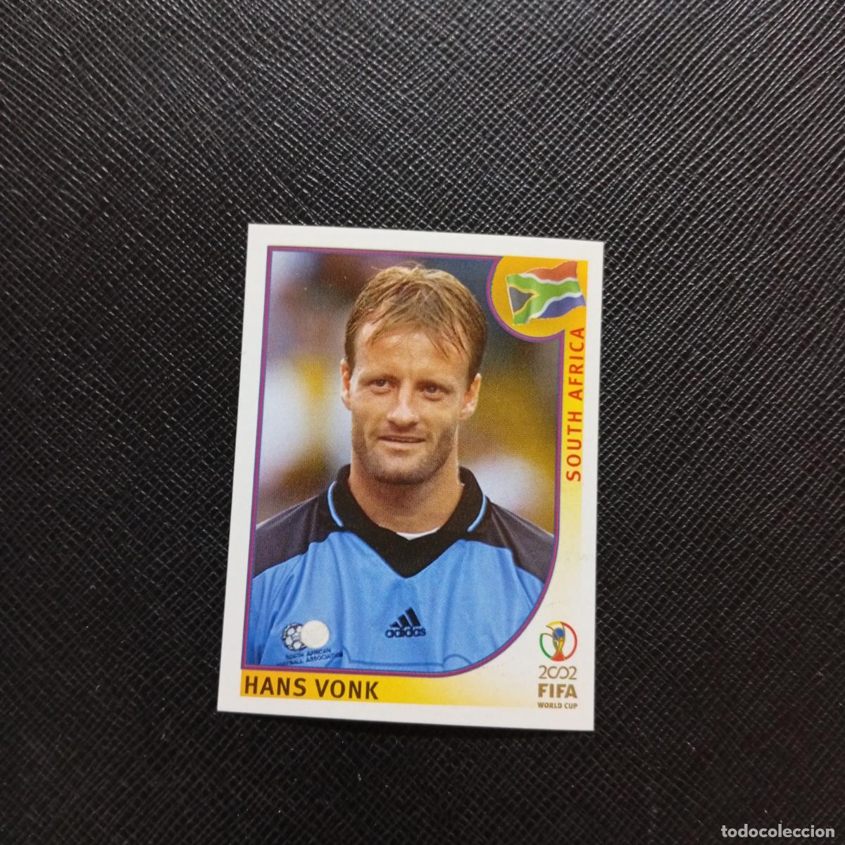 Cromos de f&uacute;tbol: 153 HANS VONK SOUTH AFRICA PANINI 2002 MUNDIAL KOREA FUTBOL 02 CROMO - SIN PEGAR - A156 PG433