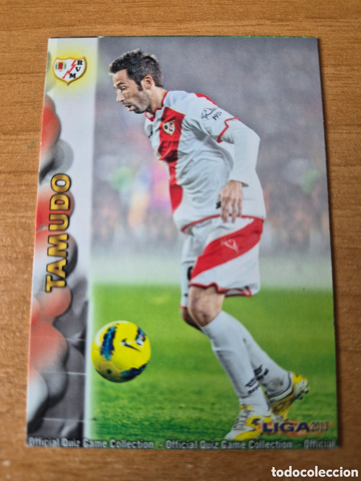 Cromos de f&uacute;tbol: 1289 TAMUDO RAYO VALLECANO MUNDICROMO 2012 2013