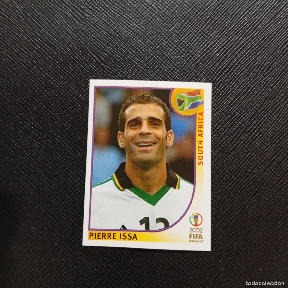 Cromos de f&uacute;tbol: 155 PIERRE ISSA SOUTH AFRICA PANINI 2002 MUNDIAL KOREA FUTBOL 02 CROMO - SIN PEGAR - A156 PG442