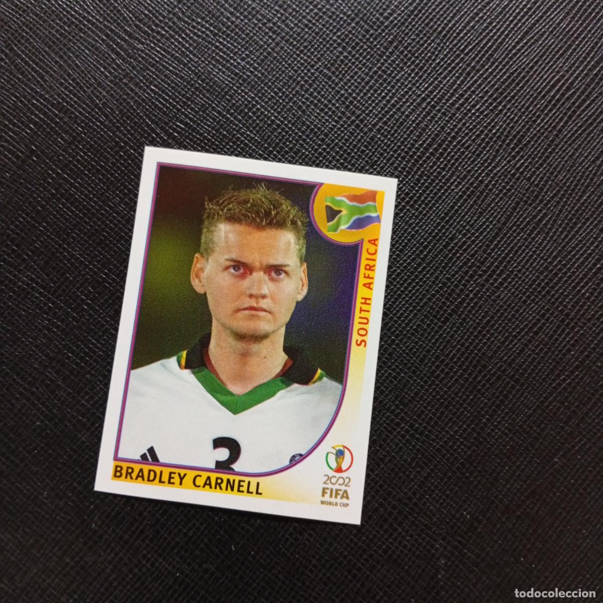 Cromos de f&uacute;tbol: 156 BRADLEY CARNELL SOUTH AFRICA PANINI 2002 MUNDIAL KOREA FUTBOL 02 CROMO - SIN PEGAR - A156 PG442