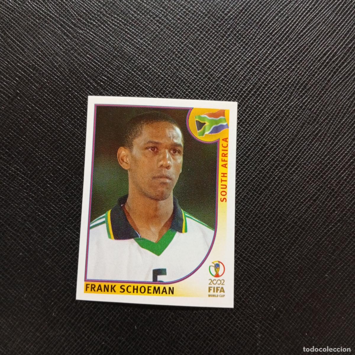 Cromos de f&uacute;tbol: 157 FRANK SCHOEMAN SOUTH AFRICA PANINI 2002 MUNDIAL KOREA FUTBOL 02 CROMO - SIN PEGAR - A156 PG442