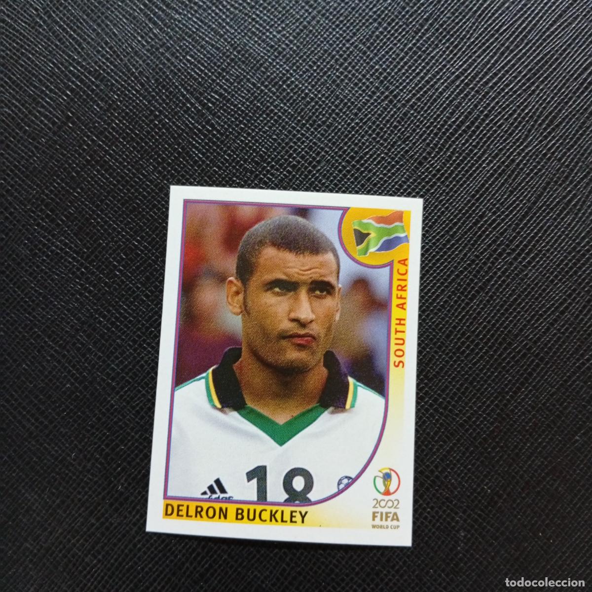 Cromos de f&uacute;tbol: 160 DELRON BUCKLEY SOUTH AFRICA PANINI 2002 MUNDIAL KOREA FUTBOL 02 CROMO - SIN PEGAR - A156 PG442
