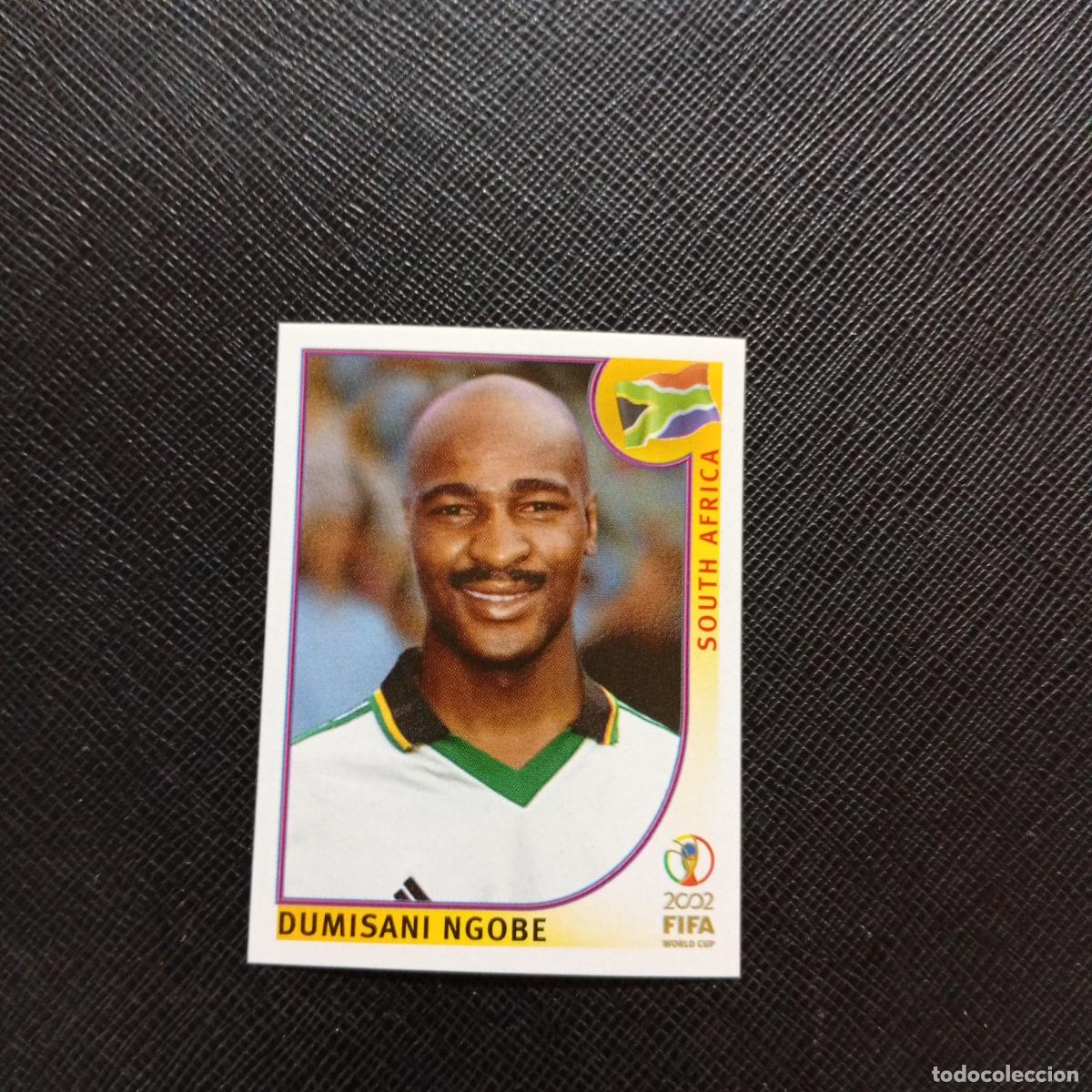 Cromos de f&uacute;tbol: 161 DUMISANI NGOBE SOUTH AFRICA PANINI 2002 MUNDIAL KOREA FUTBOL 02 CROMO - SIN PEGAR - A156 PG442