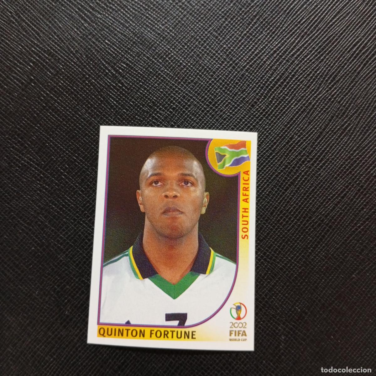 Cromos de f&uacute;tbol: 162 QUINTON FORTUNE SOUTH AFRICA PANINI 2002 MUNDIAL KOREA FUTBOL 02 CROMO - SIN PEGAR - A156 PG442