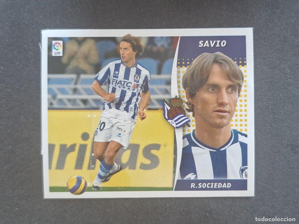 Cromos de f&uacute;tbol: L7 SAVIO REAL SOCIEDAD MERCADO INVIERNO LIGA ESTE 2006 2007 06 07 NUNCA PEGADO SIN PEGAR