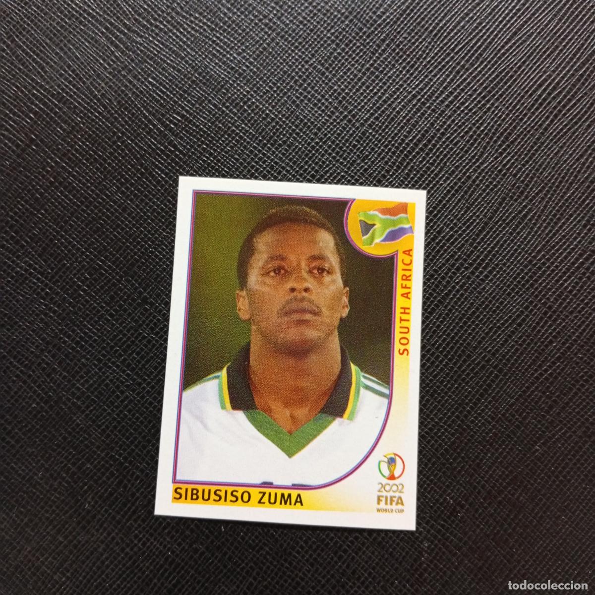 Cromos de f&uacute;tbol: 165 SIBUSISO ZUMA SOUTH AFRICA PANINI 2002 MUNDIAL KOREA FUTBOL 02 CROMO - SIN PEGAR - A156 PG442