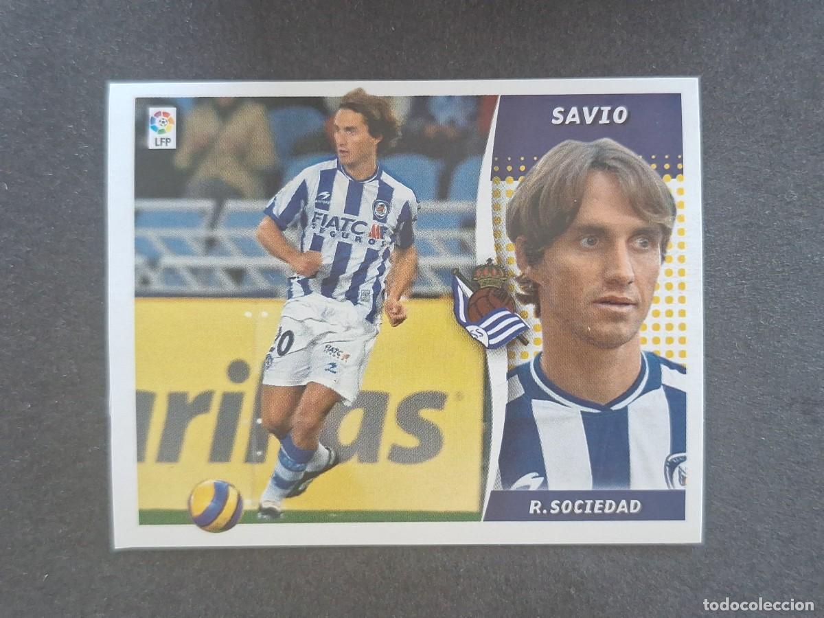 Cromos de f&uacute;tbol: L7 SAVIO REAL SOCIEDAD MERCADO INVIERNO LIGA ESTE 2006 2007 06 07 NUNCA PEGADO SIN PEGAR