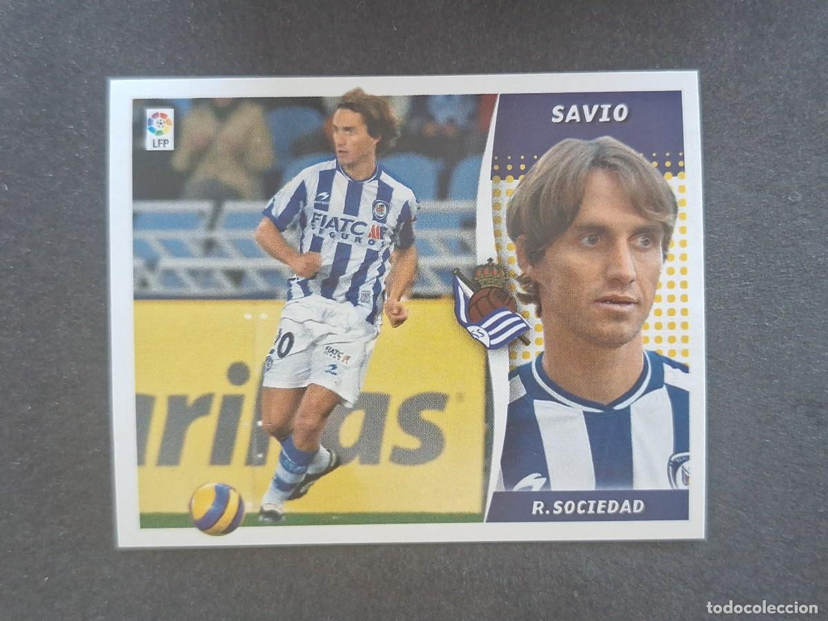 Cromos de f&uacute;tbol: L7 SAVIO REAL SOCIEDAD MERCADO INVIERNO LIGA ESTE 2006 2007 06 07 NUNCA PEGADO SIN PEGAR