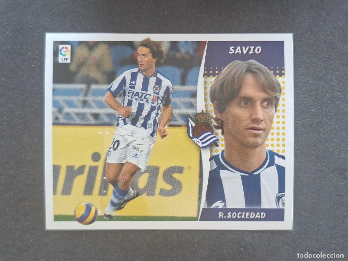 Cromos de f&uacute;tbol: L7 SAVIO REAL SOCIEDAD MERCADO INVIERNO LIGA ESTE 2006 2007 06 07 NUNCA PEGADO SIN PEGAR