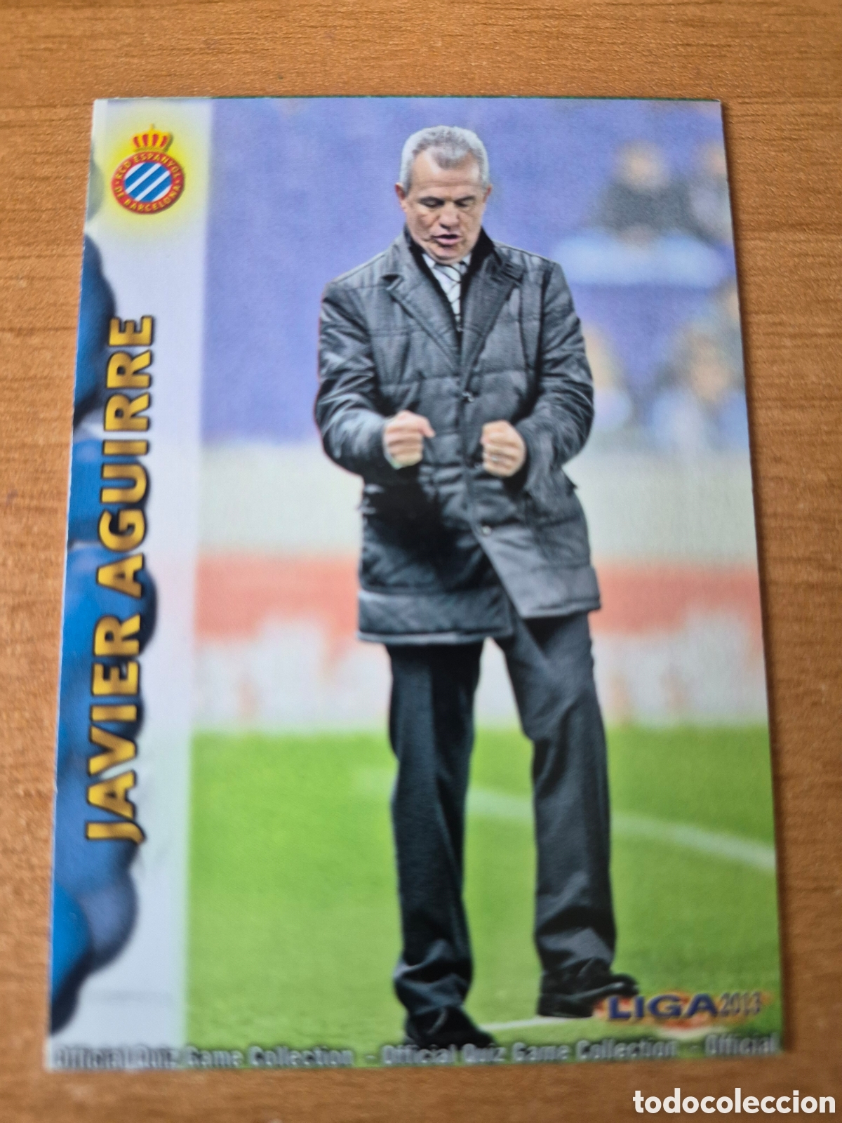 Cromos de f&uacute;tbol: 1283 JAVIER AGUIRRE ESPA&Ntilde;OL MUNDICROMO 2012 2013