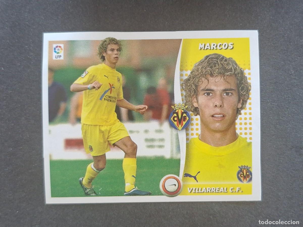 Cromos de f&uacute;tbol: L7 MARCOS VILLARREAL C. F. MERCADO INVIERNO LIGA ESTE 2006 2007 06 07 NUNCA PEGADO SIN PEGAR