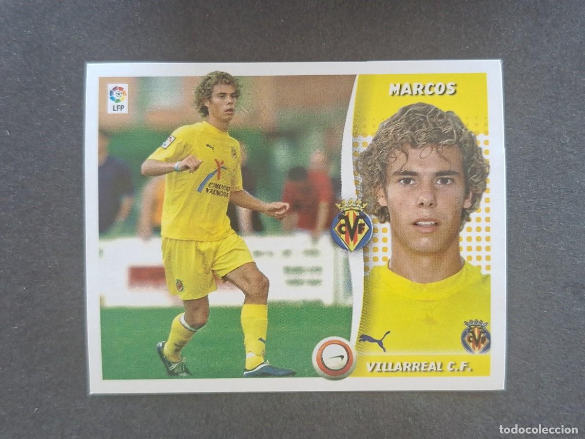 Cromos de f&uacute;tbol: L7 MARCOS VILLARREAL C. F. MERCADO INVIERNO LIGA ESTE 2006 2007 06 07 NUNCA PEGADO SIN PEGAR