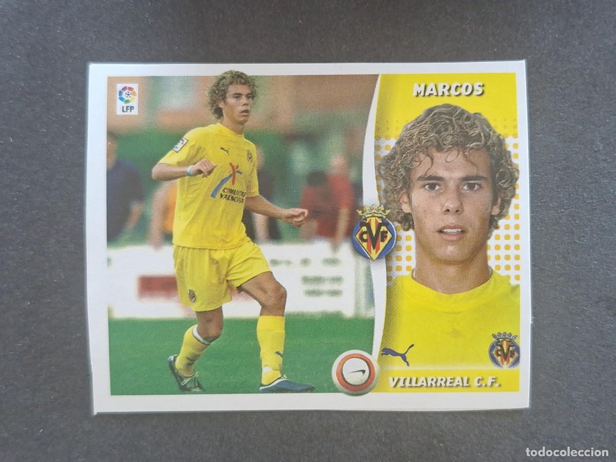 Cromos de f&uacute;tbol: L7 MARCOS VILLARREAL C. F. MERCADO INVIERNO LIGA ESTE 2006 2007 06 07 NUNCA PEGADO SIN PEGAR
