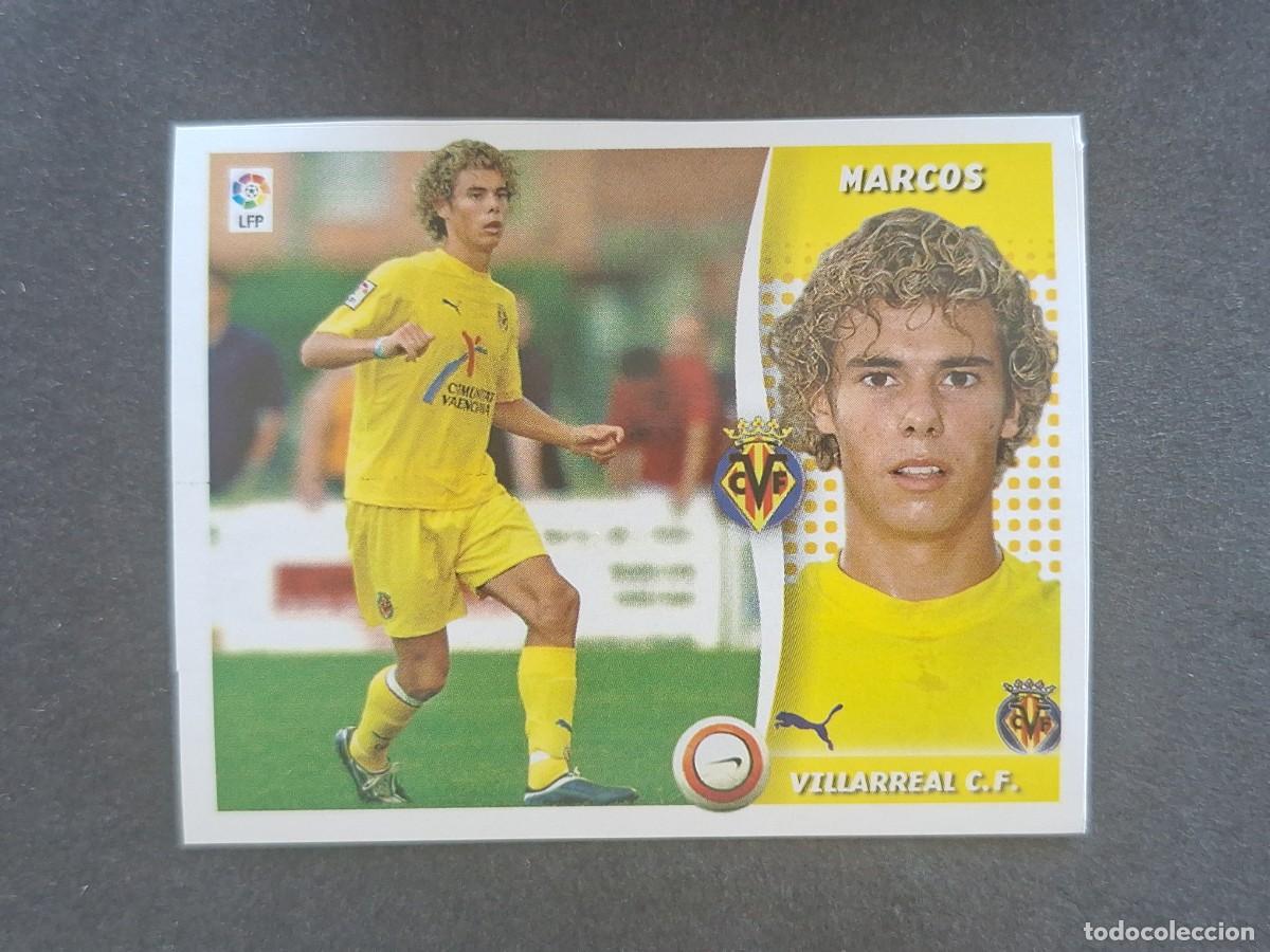Cromos de f&uacute;tbol: L7 MARCOS VILLARREAL C. F. MERCADO INVIERNO LIGA ESTE 2006 2007 06 07 NUNCA PEGADO SIN PEGAR