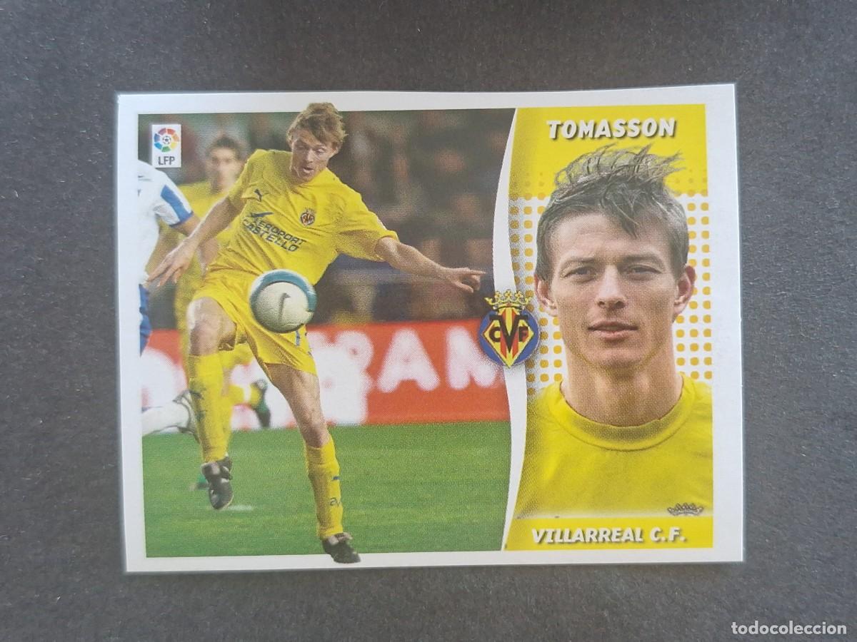 Cromos de f&uacute;tbol: L7 TOMASSON VILLARREAL C. F. MERCADO INVIERNO LIGA ESTE 2006 2007 06 07 NUNCA PEGADO SIN PEGAR