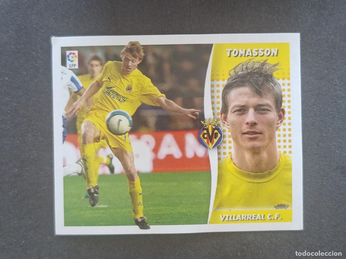 Cromos de f&uacute;tbol: L7 TOMASSON VILLARREAL C. F. MERCADO INVIERNO LIGA ESTE 2006 2007 06 07 NUNCA PEGADO SIN PEGAR