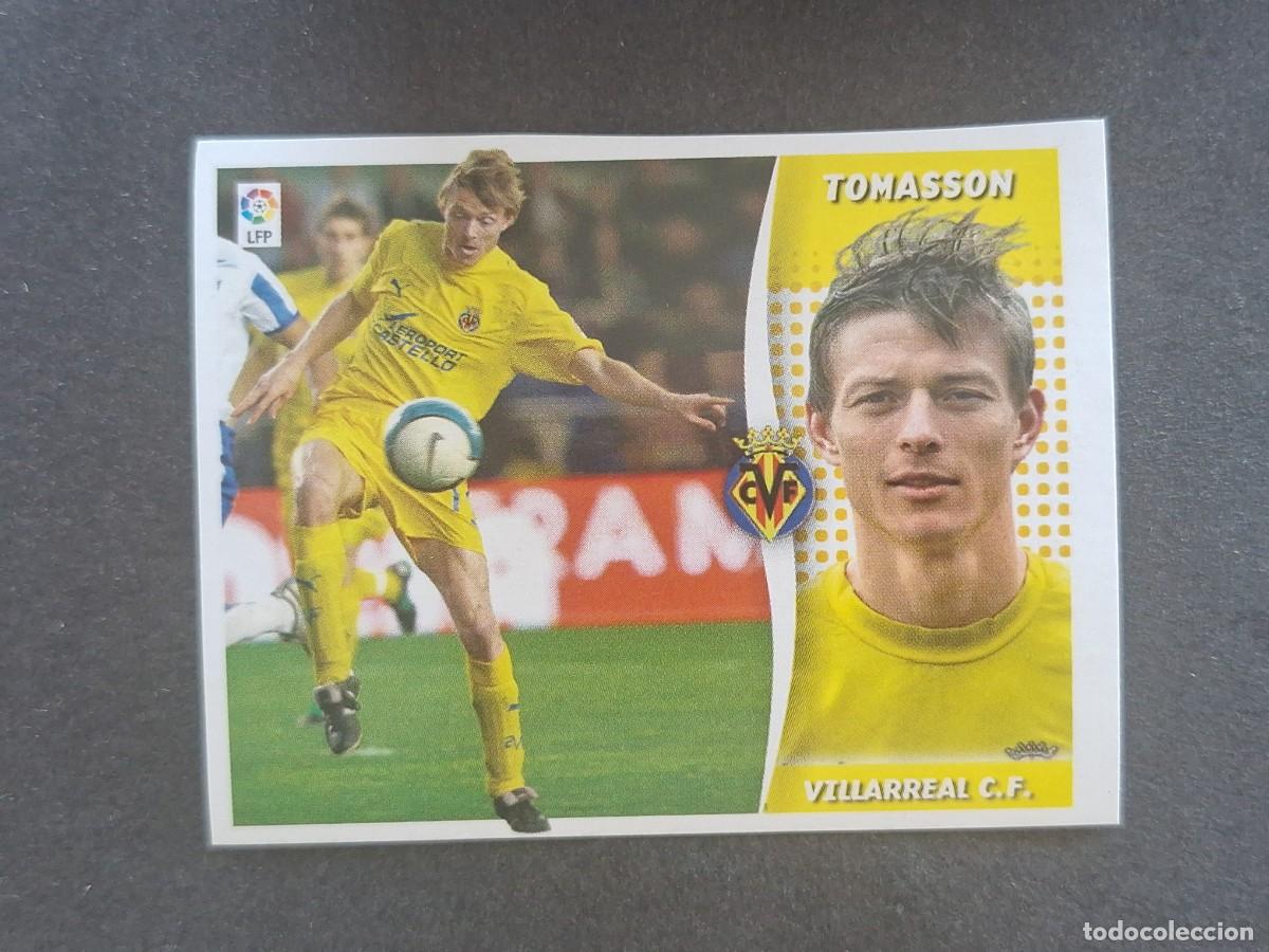 Cromos de f&uacute;tbol: L7 TOMASSON VILLARREAL C. F. MERCADO INVIERNO LIGA ESTE 2006 2007 06 07 NUNCA PEGADO SIN PEGAR