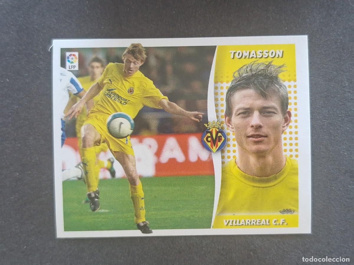 Cromos de f&uacute;tbol: L7 TOMASSON VILLARREAL C. F. MERCADO INVIERNO LIGA ESTE 2006 2007 06 07 NUNCA PEGADO SIN PEGAR