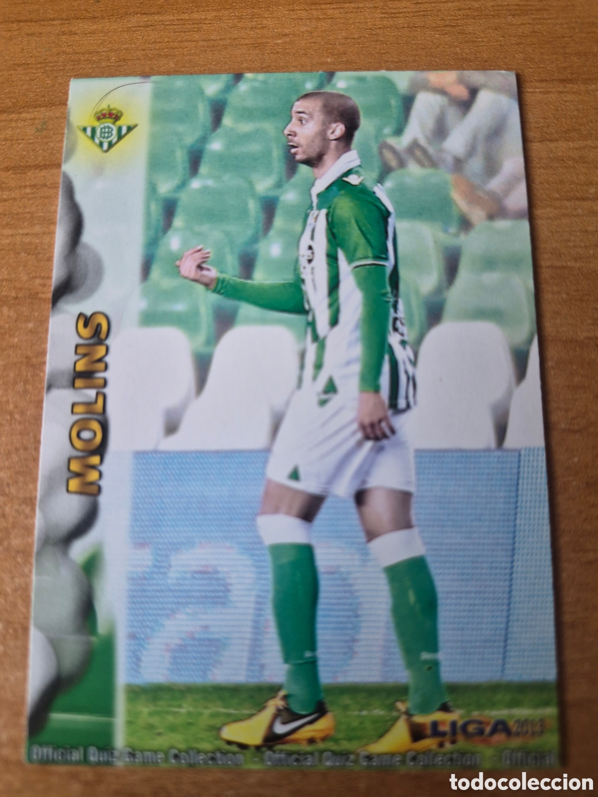 Cartes &agrave; collectionner de Football: 1281 MOLINS BETIS MUNDICROMO 2012 2013