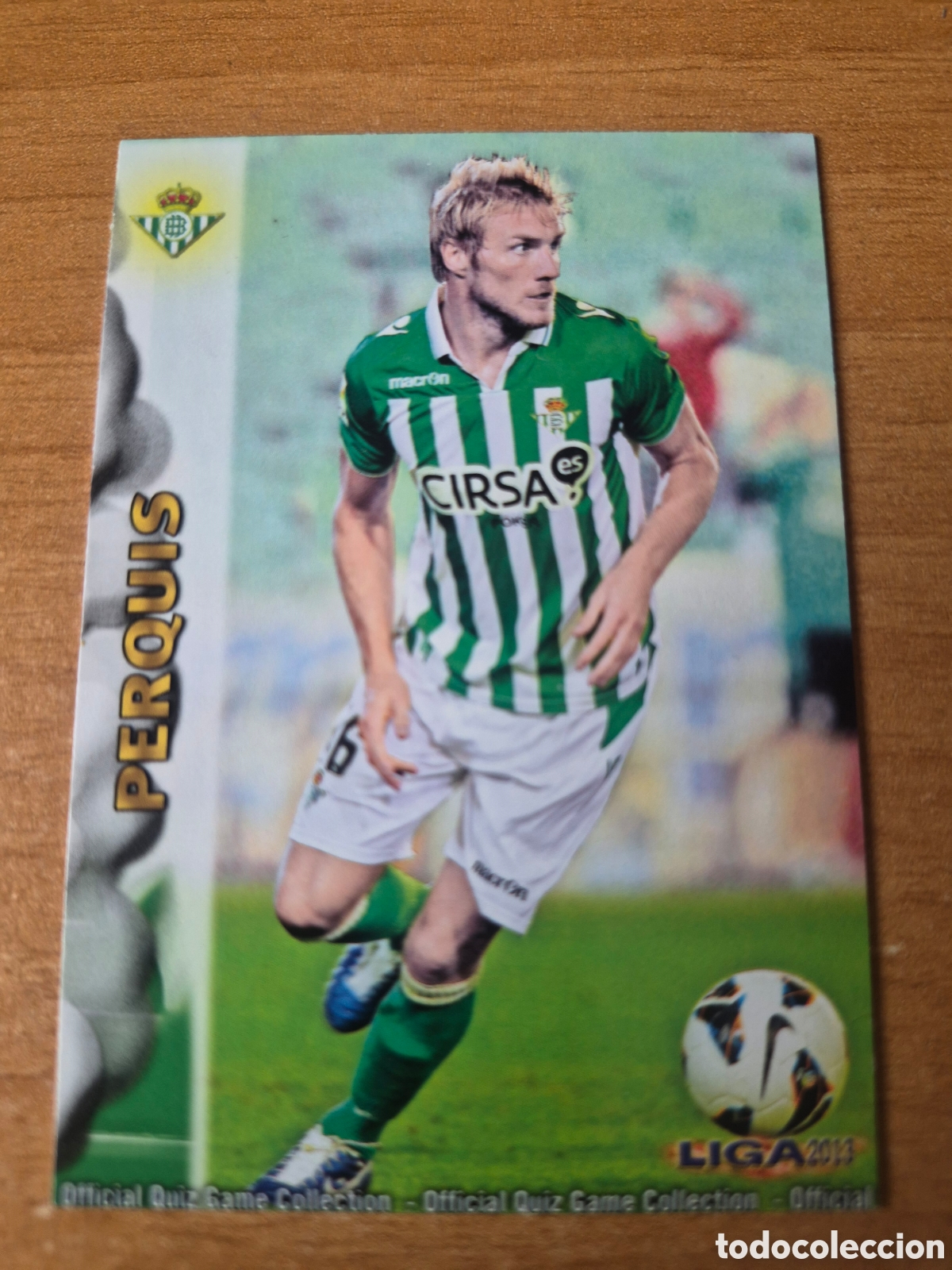 Cartes &agrave; collectionner de Football: 1280 PERQUIS BETIS MUNDICROMO 2012 2013