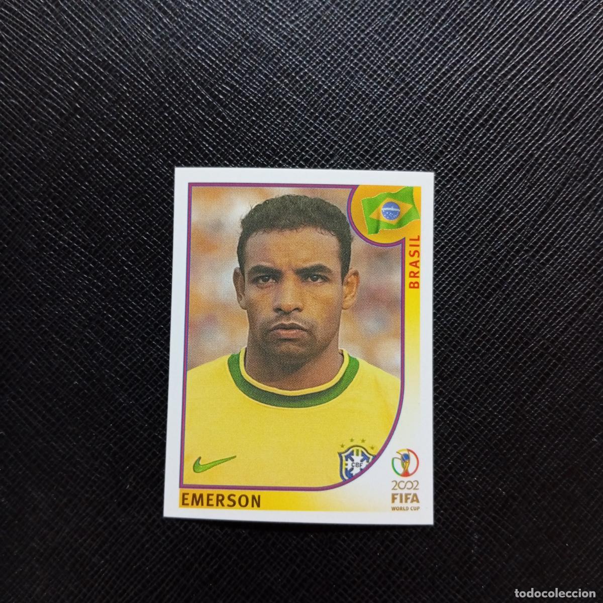 Fu&szlig;ball-Sticker: 180 EMERSON BRASIL PANINI 2002 MUNDIAL KOREA FUTBOL 02 CROMO - SIN PEGAR - A156 PG451