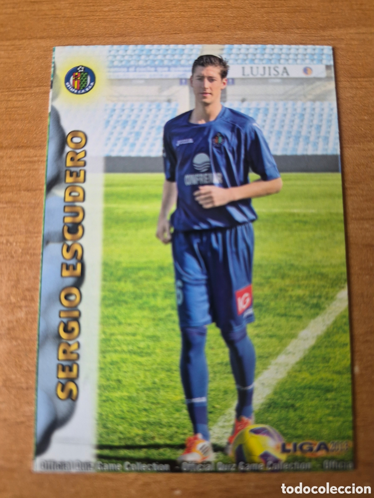 Fu&szlig;ball-Sticker: 1276 SERGIO ESCUDERO GETAFE MUNDICROMO 2012 2013