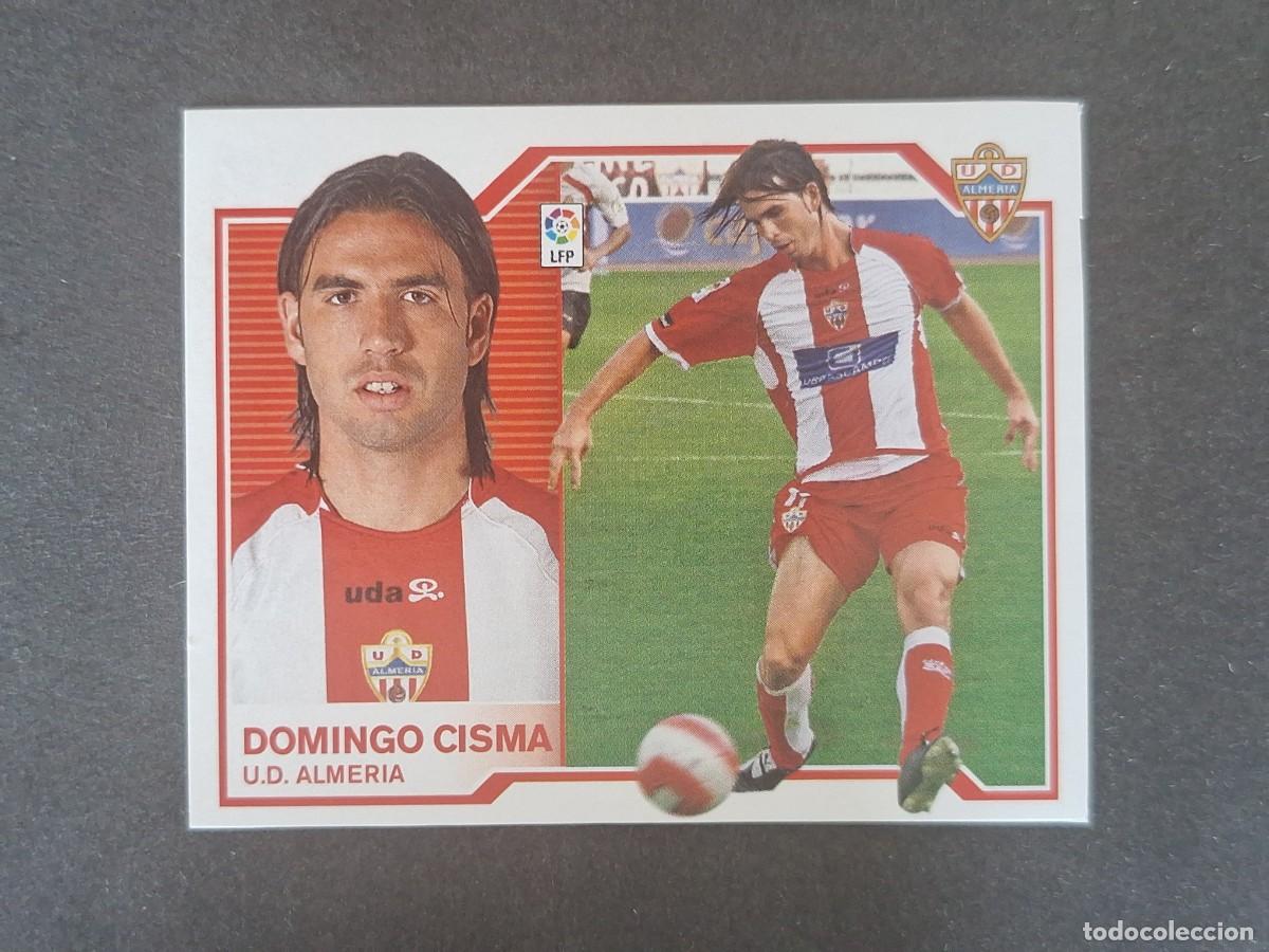 Cromos de f&uacute;tbol: L7 DOMINGO CISMA U. D. ALMERIA MERCADO INVIERNO LIGA ESTE 2007 2008 07 08 NUNCA PEGADO SIN PEGAR