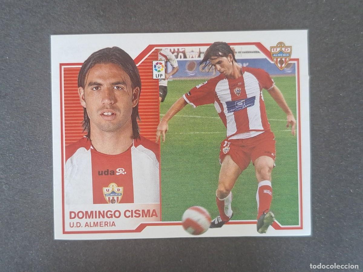 Cromos de f&uacute;tbol: L7 DOMINGO CISMA U. D. ALMERIA MERCADO INVIERNO LIGA ESTE 2007 2008 07 08 NUNCA PEGADO SIN PEGAR
