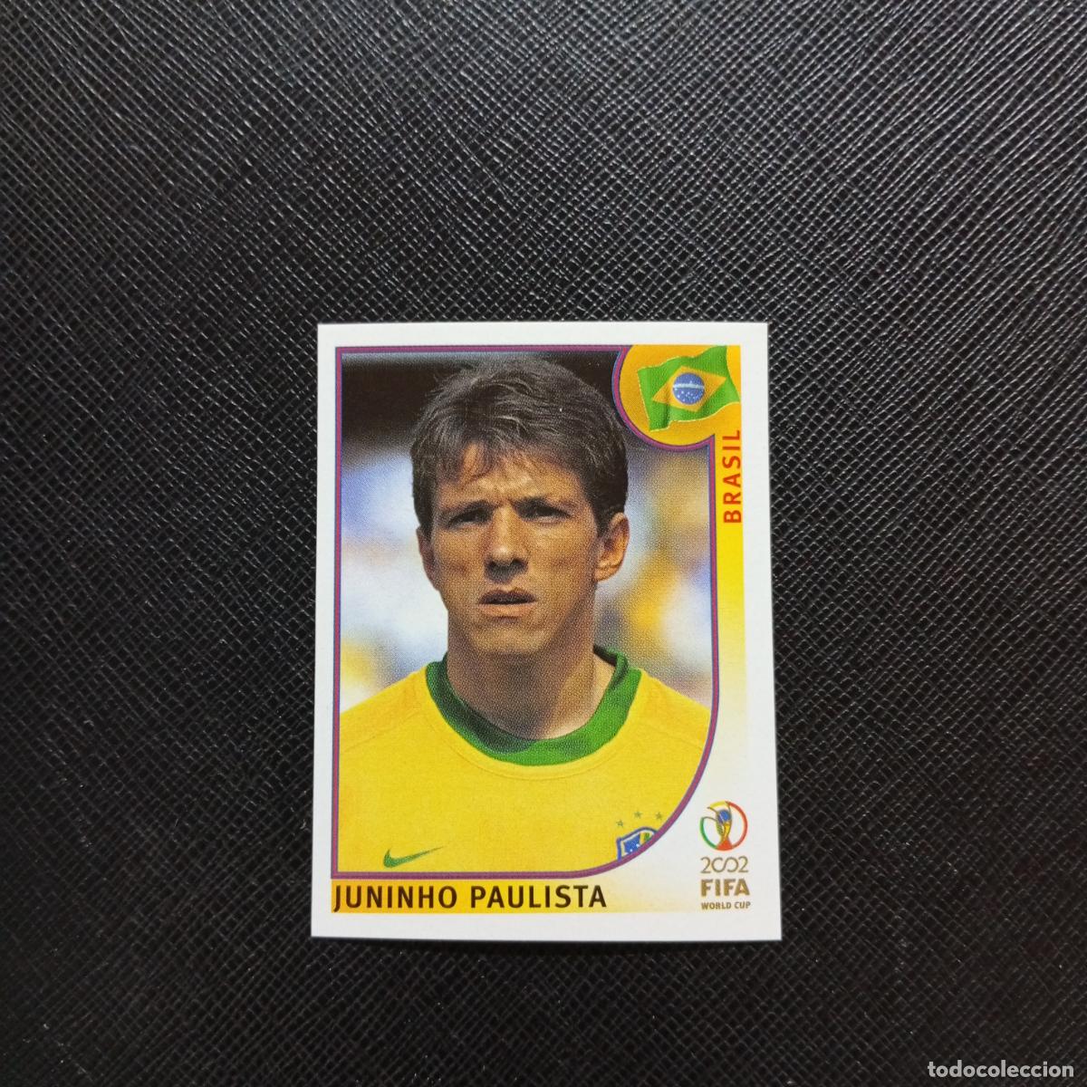 Cromos de f&uacute;tbol: 181 JUNINHO PAULISTA BRASIL PANINI 2002 MUNDIAL KOREA FUTBOL 02 CROMO - SIN PEGAR - A156 PG451