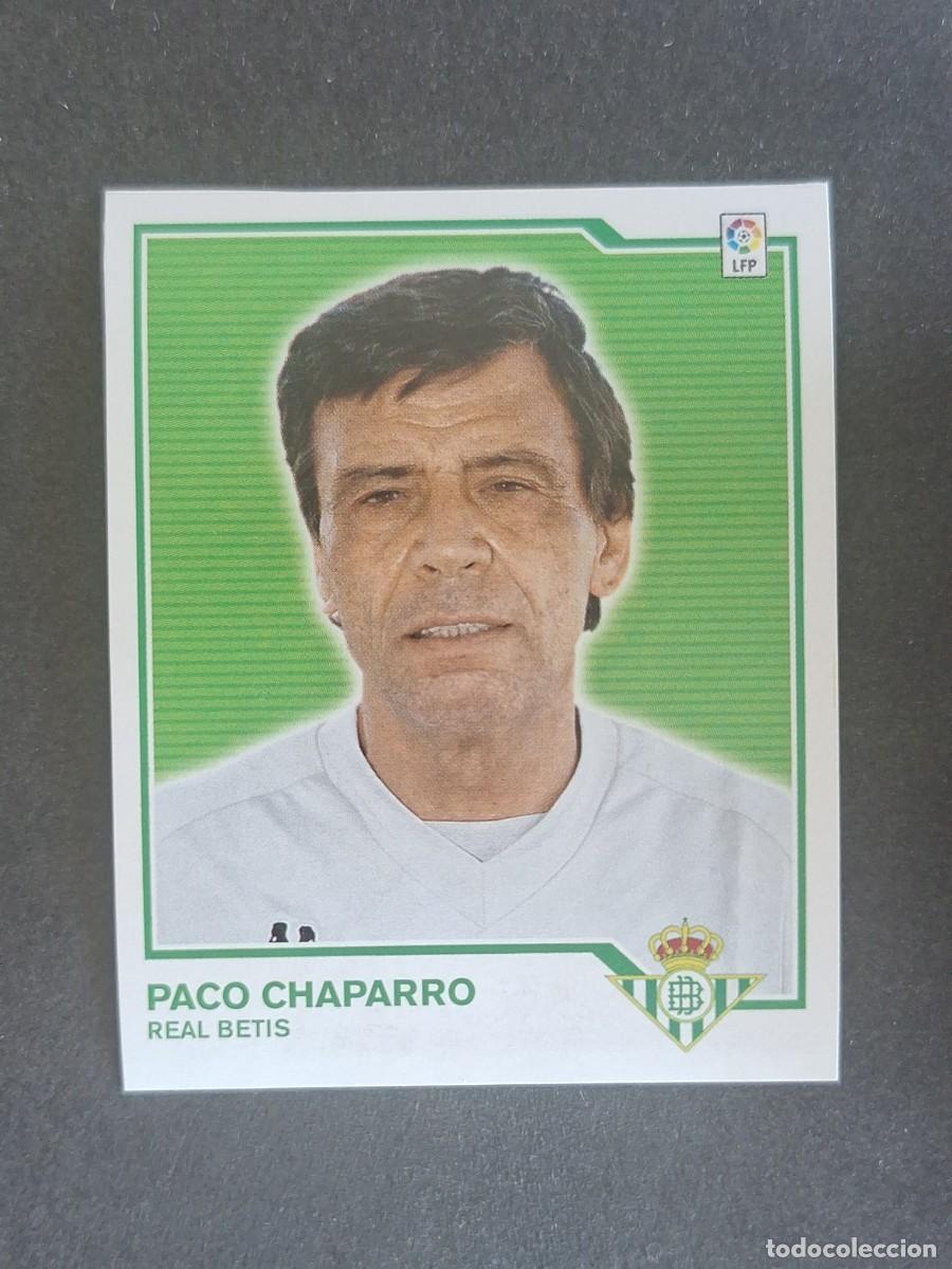 Cromos de f&uacute;tbol: L7 PACO CHAPARRO ENTRENADOR REAL BETIS MERCADO INVIERNO LIGA ESTE 2007 2008 NUNCA PEGADO SIN PEGAR