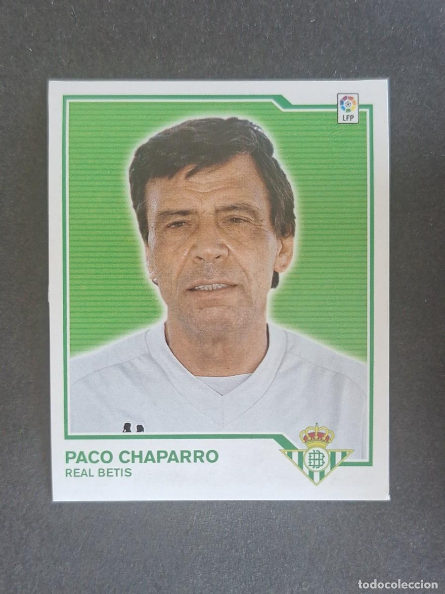 Cromos de f&uacute;tbol: L7 PACO CHAPARRO ENTRENADOR REAL BETIS MERCADO INVIERNO LIGA ESTE 2007 2008 NUNCA PEGADO SIN PEGAR