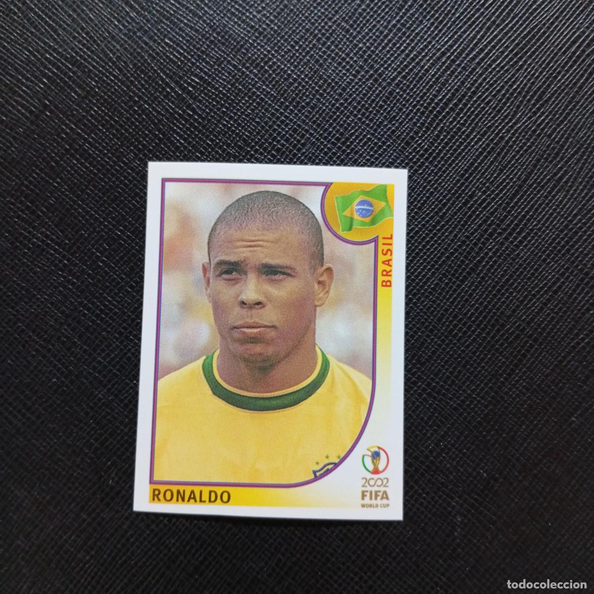 Cromos de f&uacute;tbol: 184 RONALDO BRASIL PANINI 2002 MUNDIAL KOREA FUTBOL 02 CROMO - SIN PEGAR - A156 PG451