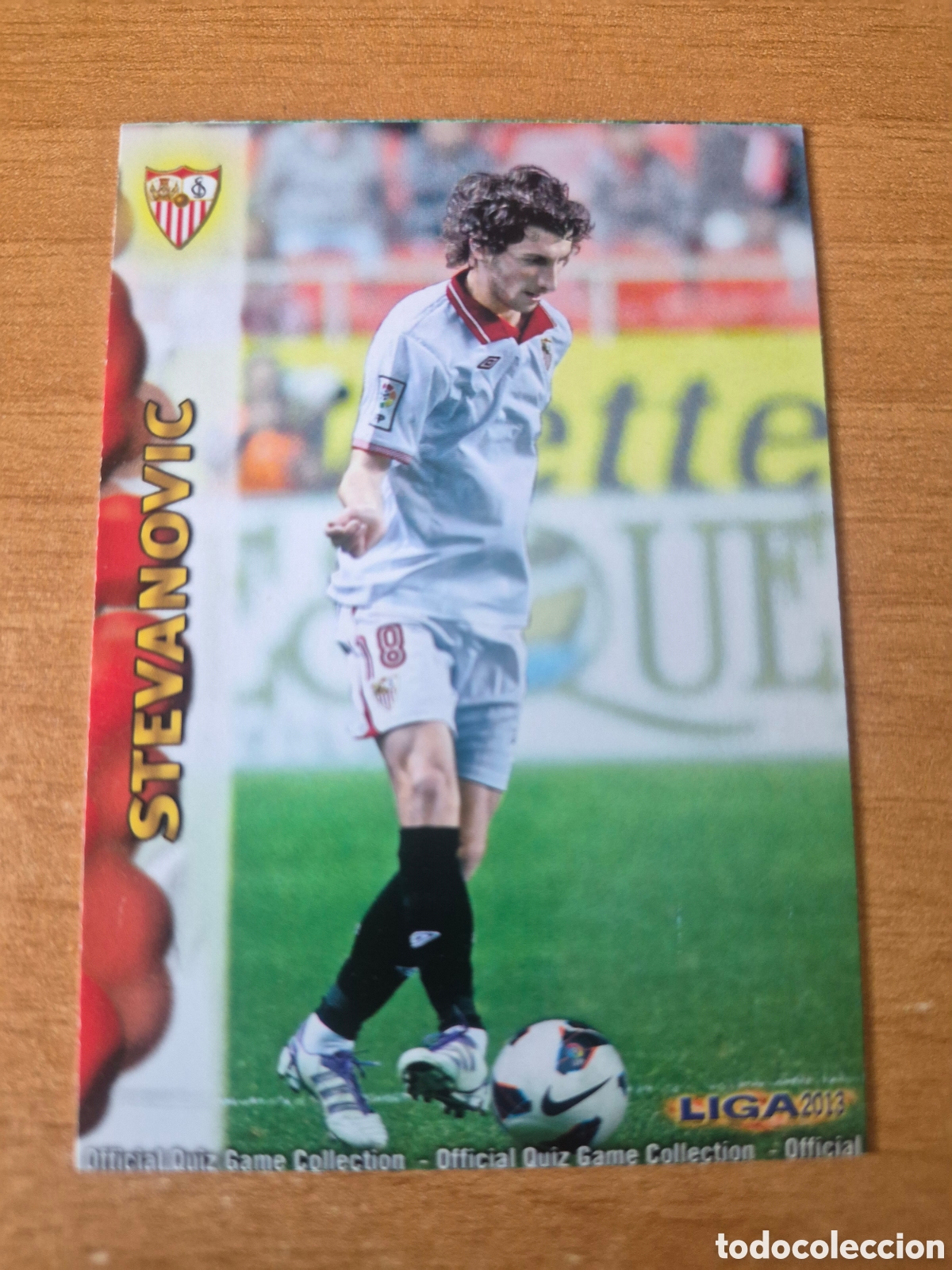 Cromos de f&uacute;tbol: 1273 STEVANOVIC SEVILLA MUNDICROMO 2012 2013