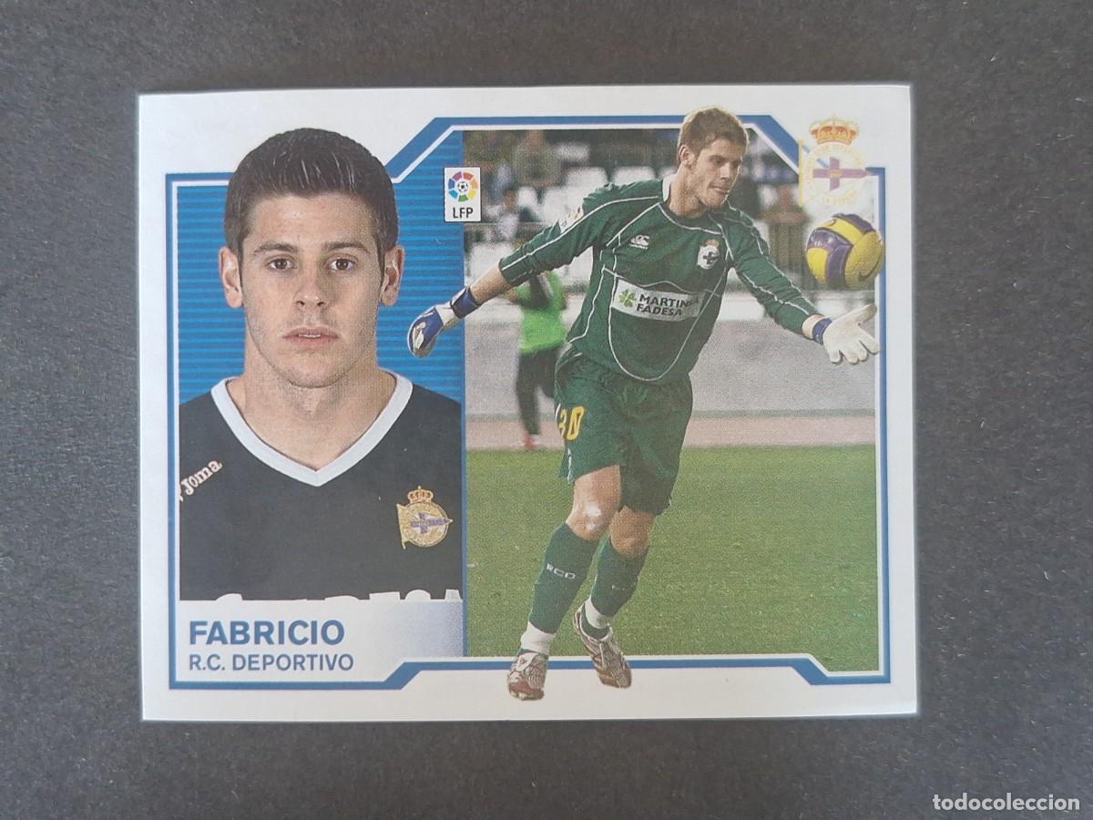Cromos de f&uacute;tbol: L7 FABRICIO DEPORTIVO DE LA CORU&Ntilde;A MERCADO INVIERNO LIGA ESTE 2007 2008 07 08 NUNCA PEGADO SIN PEGAR