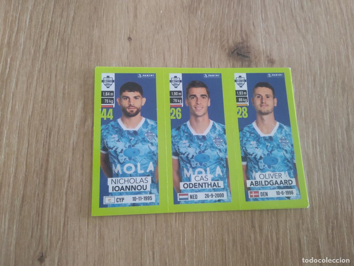 Cromos de f&uacute;tbol: 551 IOANNOU ODENTHAL ABILDGAARD COMO COMO CROMO FUTBOL PANINI LIGA ITALIA 23-24 CALCIATORI 2023-2024